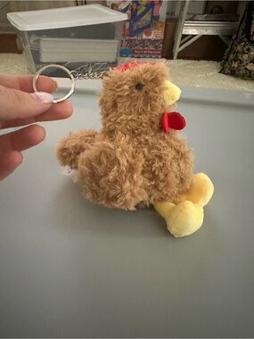 Plush Rooster/Chicken Keychain